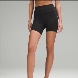 Lululemon wunder train high rise biker shorts 6”
